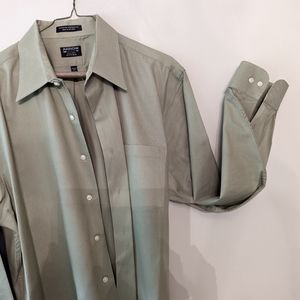 👍Arrow Fitted Men's Dress Shirt Long Sleeve XL